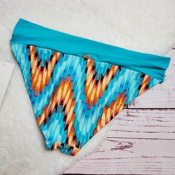 Sunsets Separates Side Shirred Bikini Bottom Sz L - Picture 2 of 6